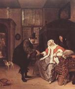 Jan Steen The Lovesick Woman (mk08) oil painting reproduction